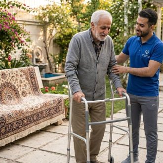 توانبخشی و همراهی سالمند در منزل